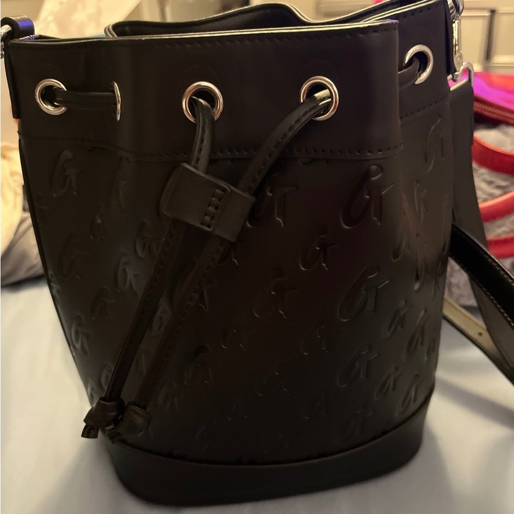 Gently used bucket bag